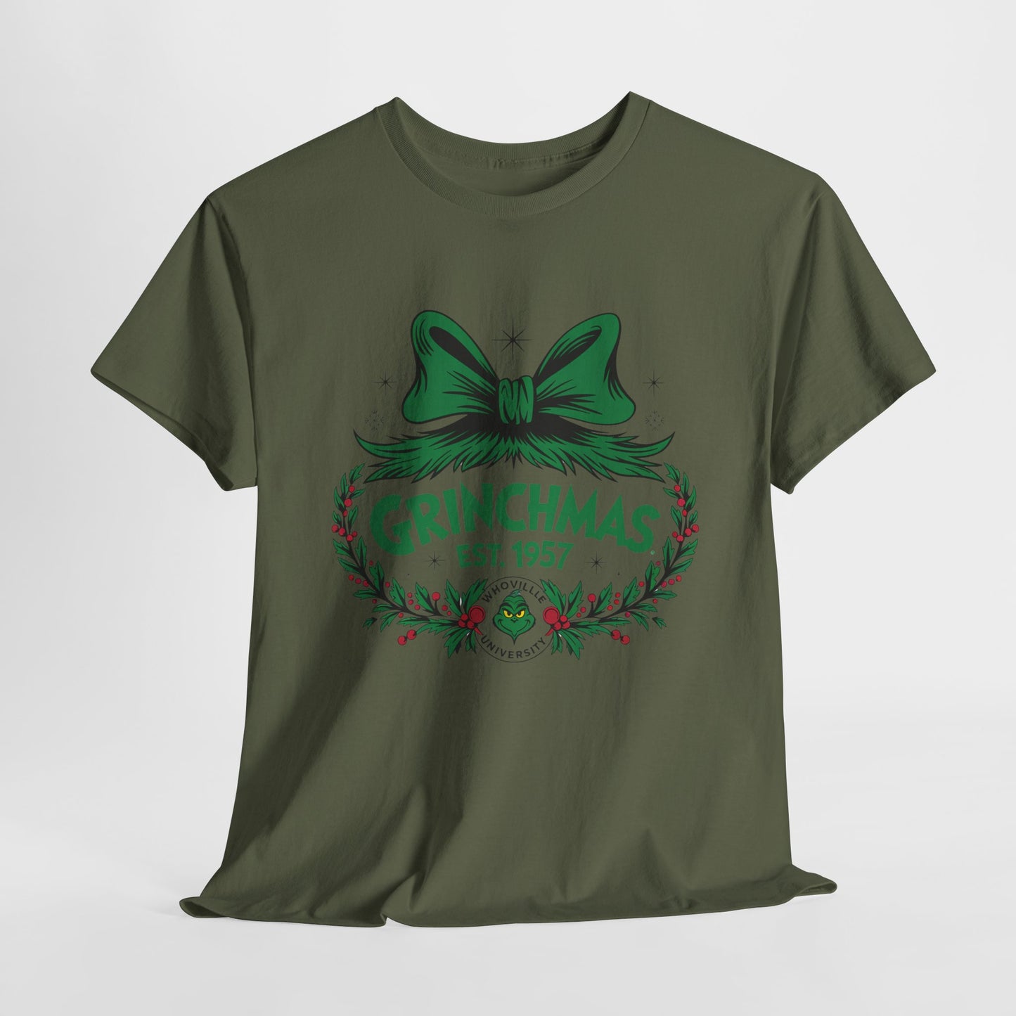 Grinchmas Unisex Heavy Cotton Tee/ Christmas T-Shirt