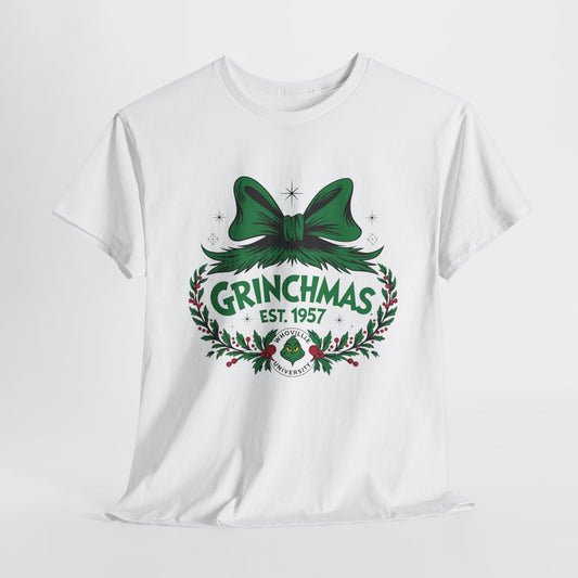 Grinchmas Unisex Heavy Cotton Tee/ Christmas T-Shirt