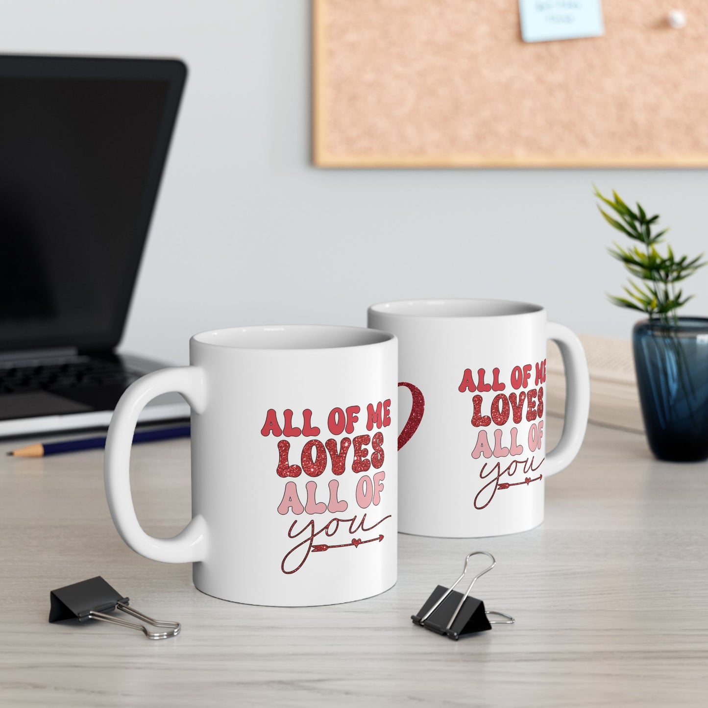 Valentine's Day Ceramic Mug, (11oz, 15oz)/Valentine's Coffee Mug