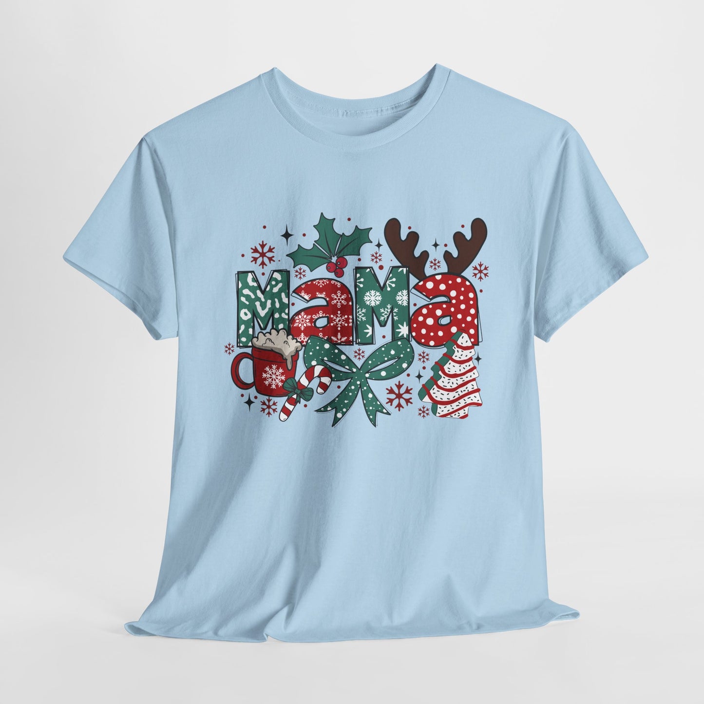 Mama Christmas Unisex Tee/ Mama Holiday Tee