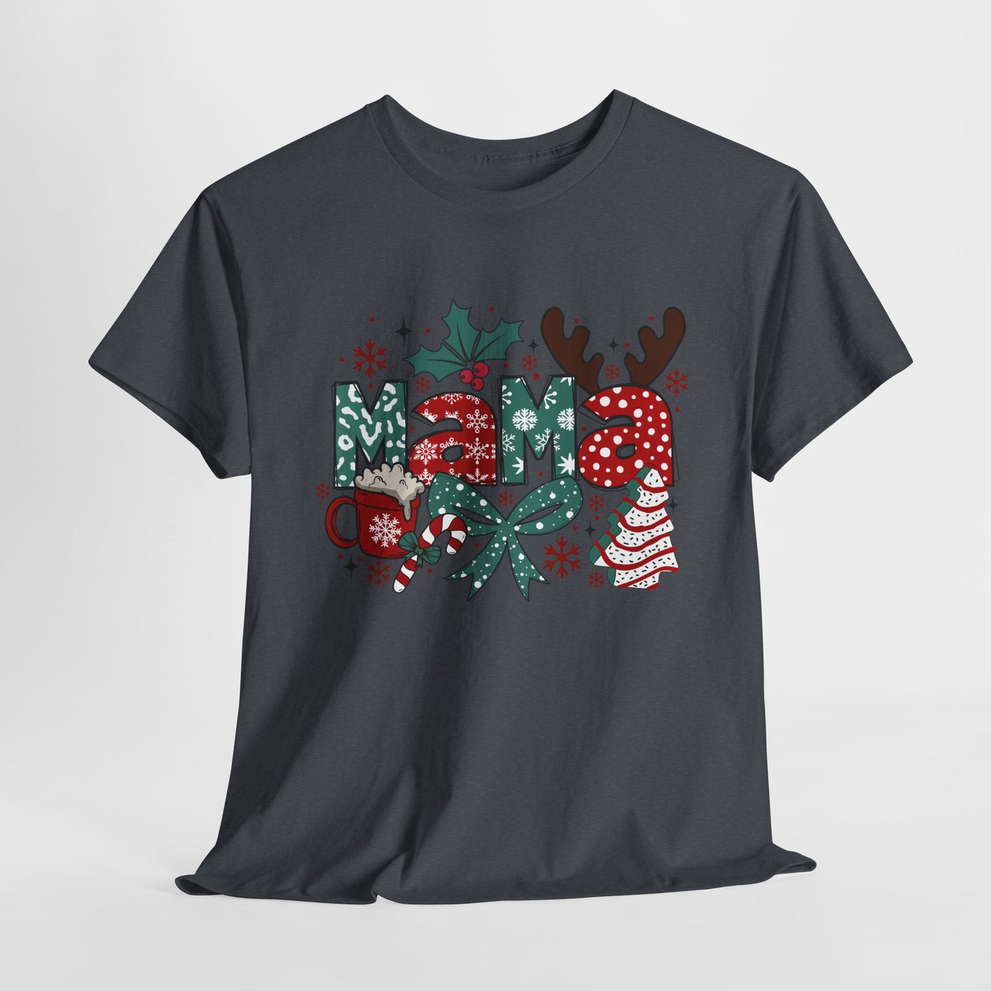 Mama Christmas Unisex Tee/ Mama Holiday Tee