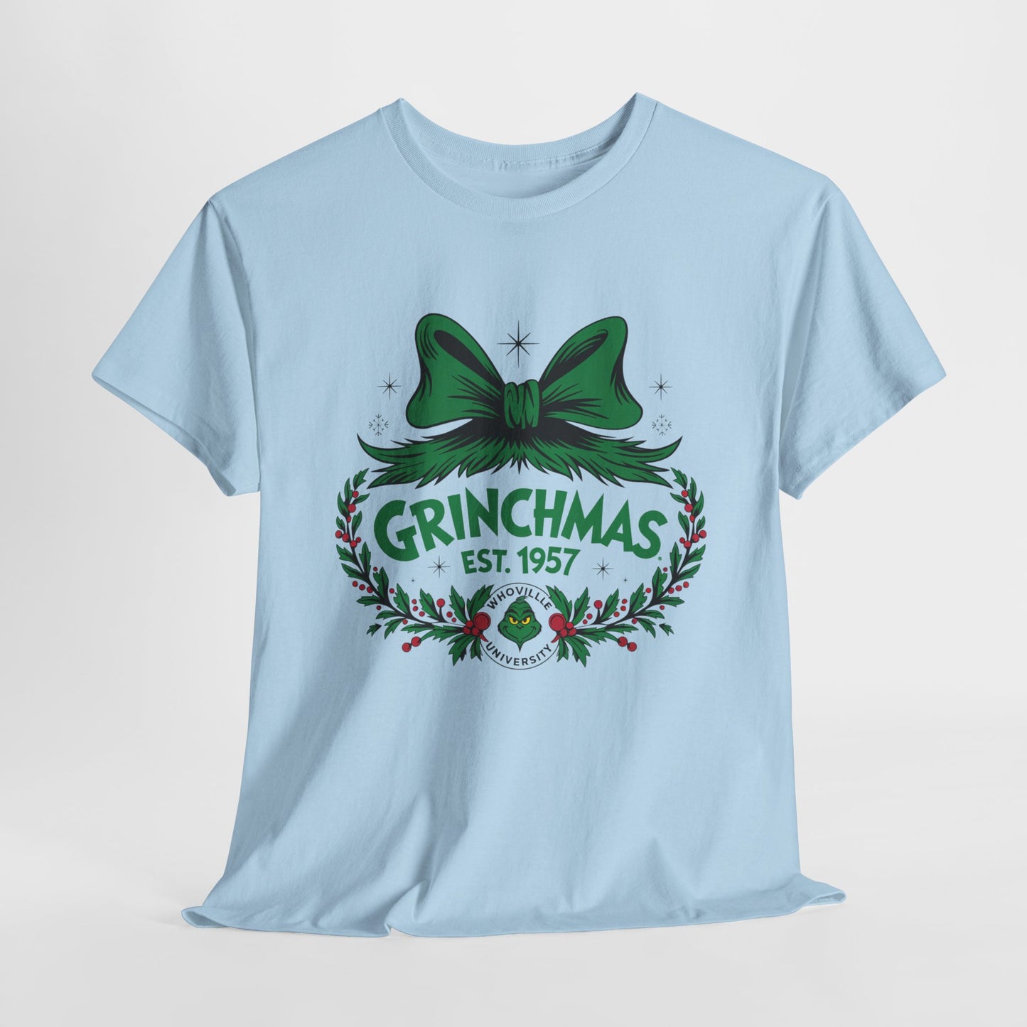 Grinchmas Unisex Heavy Cotton Tee/ Christmas T-Shirt