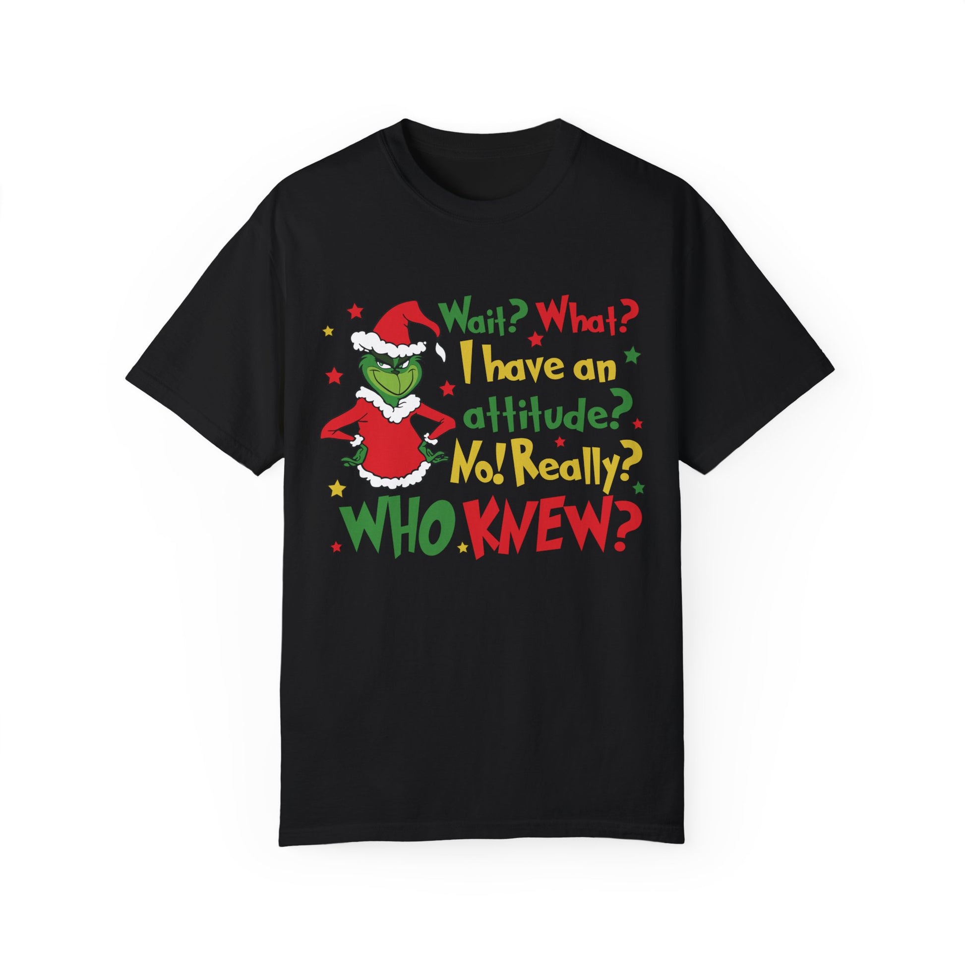 Funny Holiday Unisex Comfort Color T-shirt/ Grinch T-Shirt