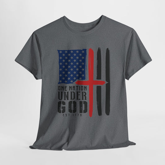 One Nation Under God Unisex Heavy Cotton Tee