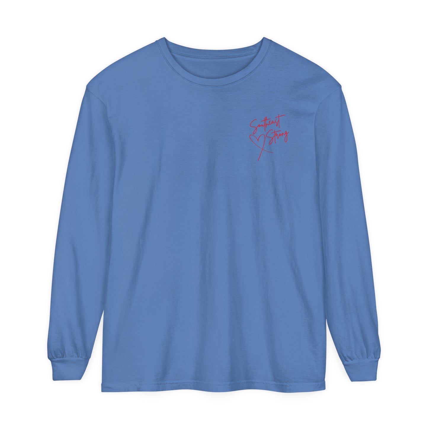 Southeast Strong Unisex Comfort Color Long Sleeve Tee/Front and Back Design