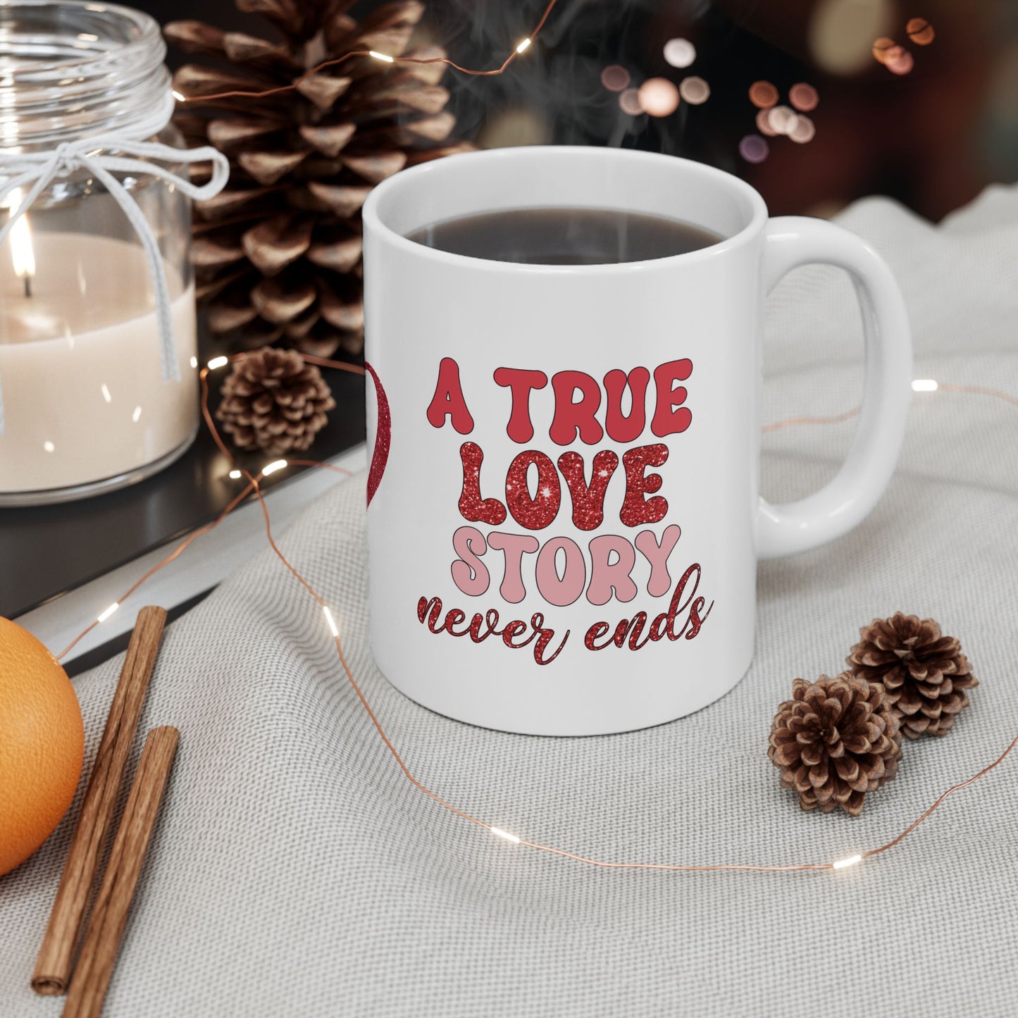 Valentine's Day Ceramic Mug, (11oz, 15oz)/Anniversary Gift Mug