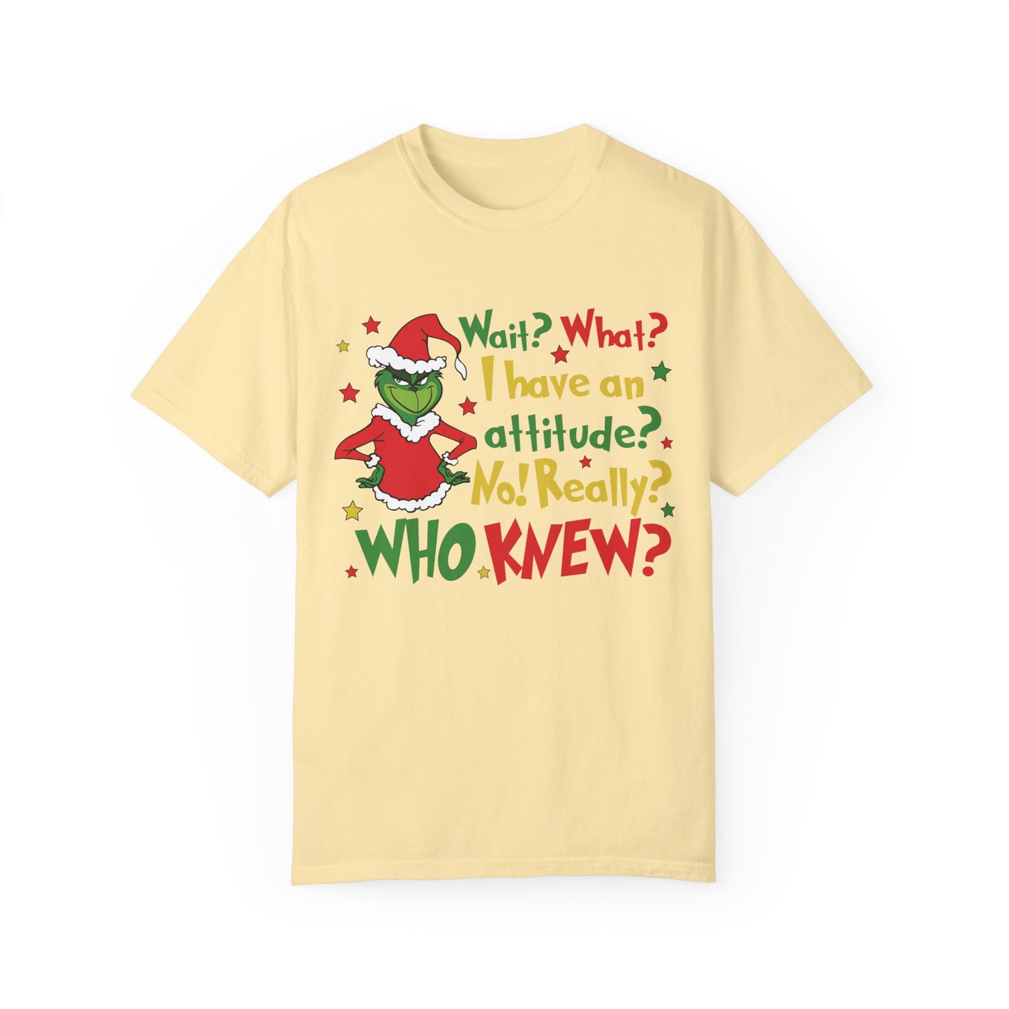 Funny Holiday Unisex Comfort Color T-shirt/ Grinch T-Shirt