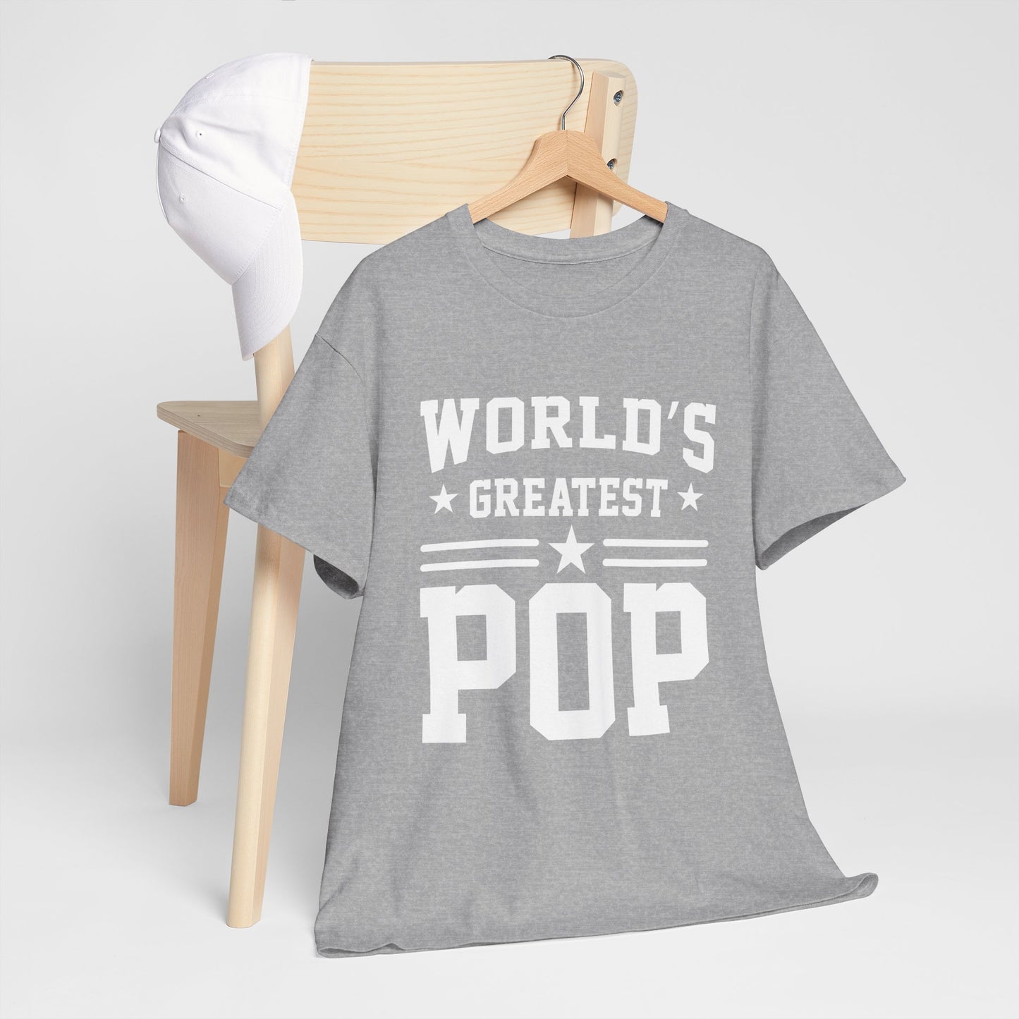 World's Greatest Pop Unisex Heavy Cotton Tee