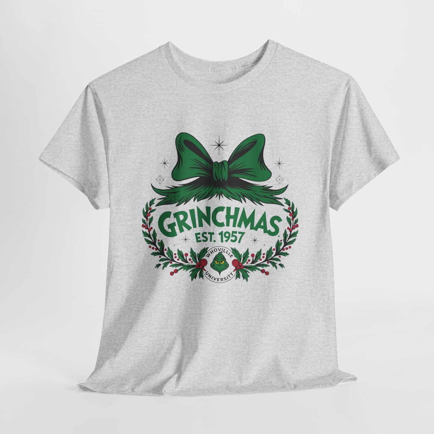 Grinchmas Unisex Heavy Cotton Tee/ Christmas T-Shirt