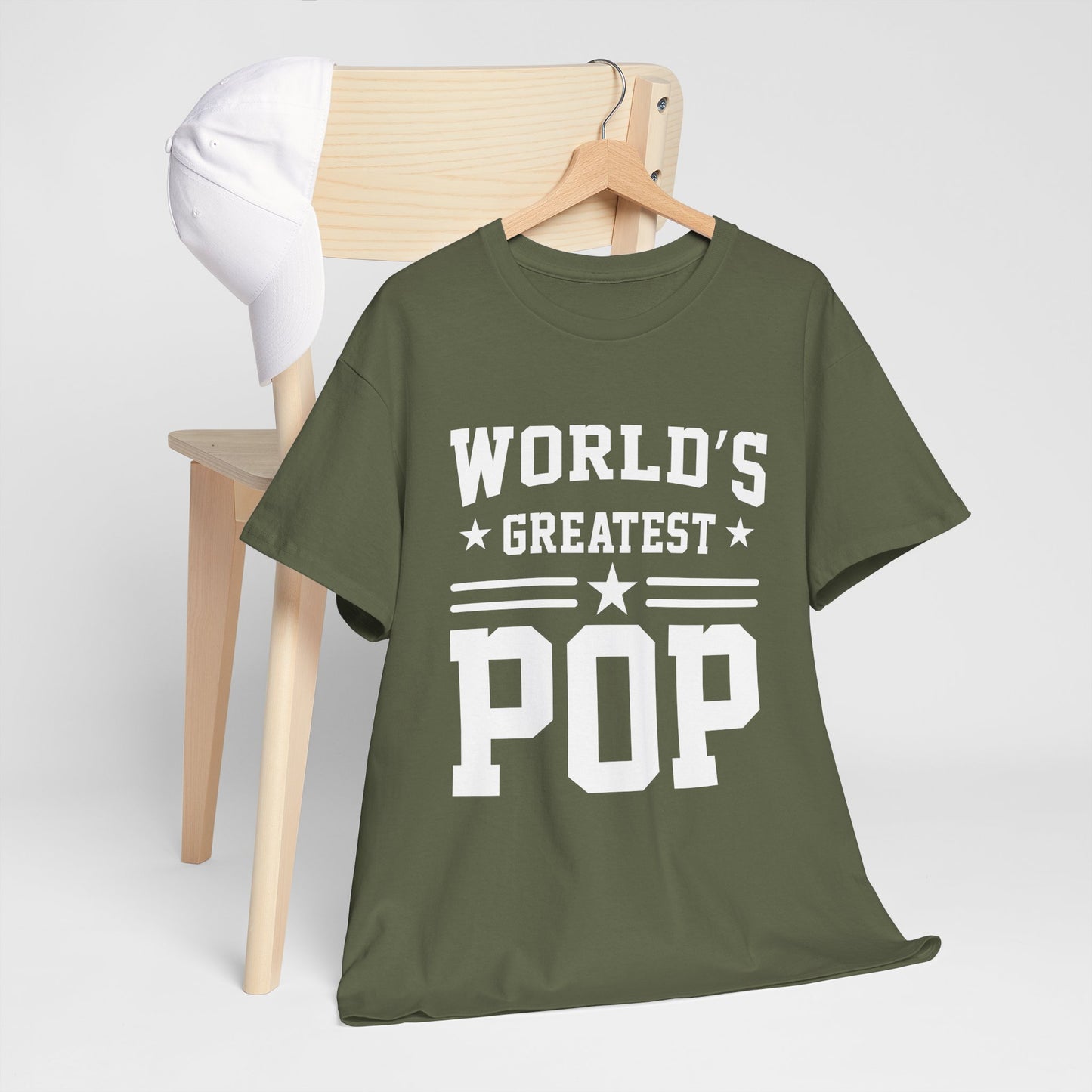 World's Greatest Pop Unisex Heavy Cotton Tee