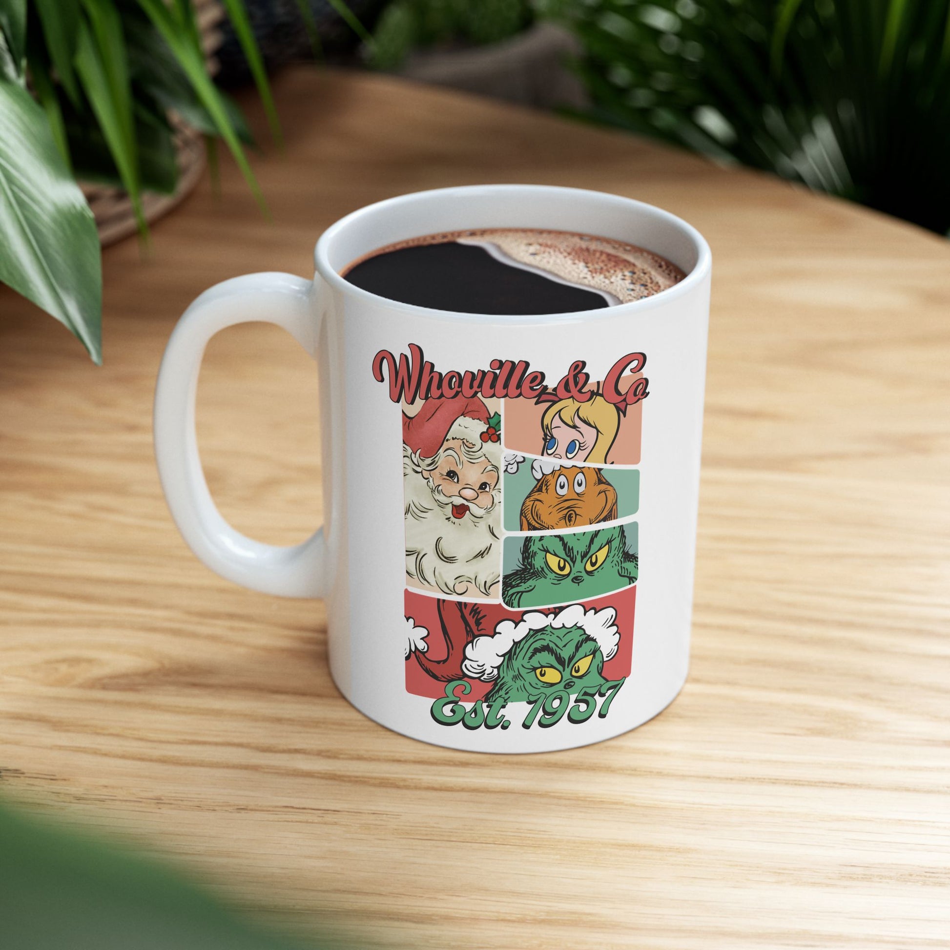 Retro Whoville Ceramic Mug, (11oz)/ Christmas Movie Mug