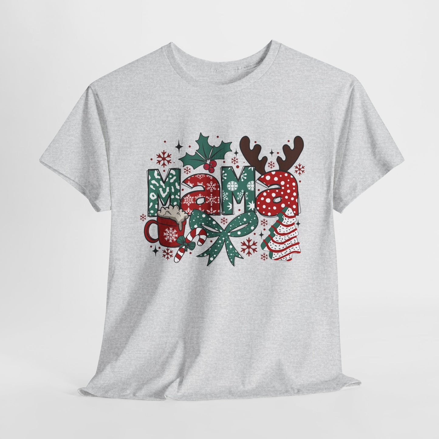 Mama Christmas Unisex Tee/ Mama Holiday Tee