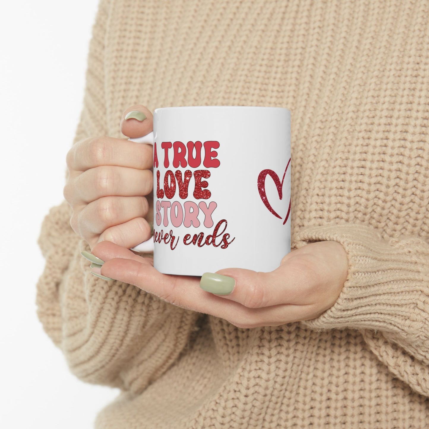 Valentine's Day Ceramic Mug, (11oz, 15oz)/Anniversary Gift Mug