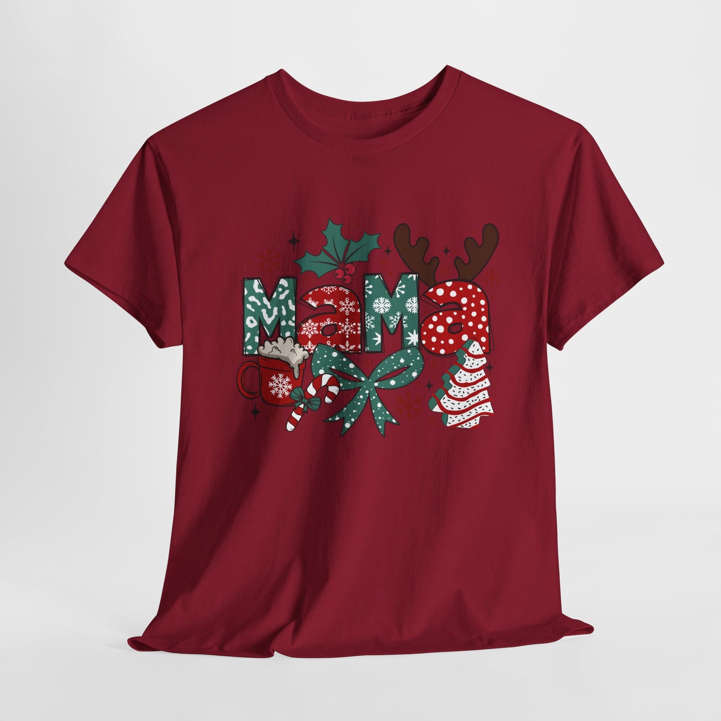 Mama Christmas Unisex Tee/ Mama Holiday Tee