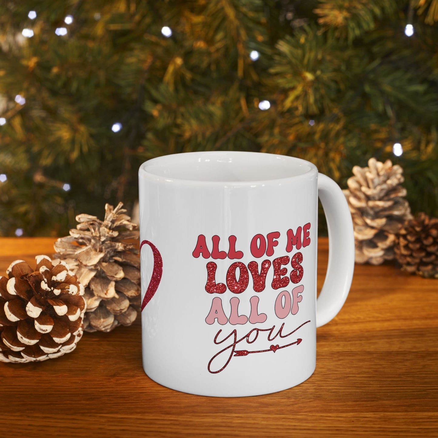 Valentine's Day Ceramic Mug, (11oz, 15oz)/Valentine's Coffee Mug