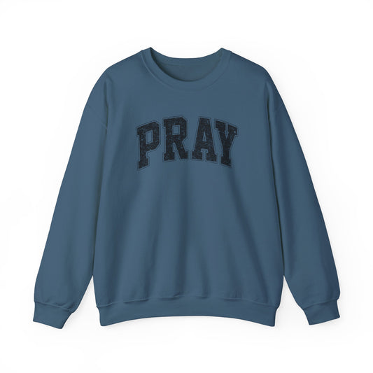 Pray Unisex Heavy Blend™ Crewneck Sweatshirt/ Pray Sweatshirt