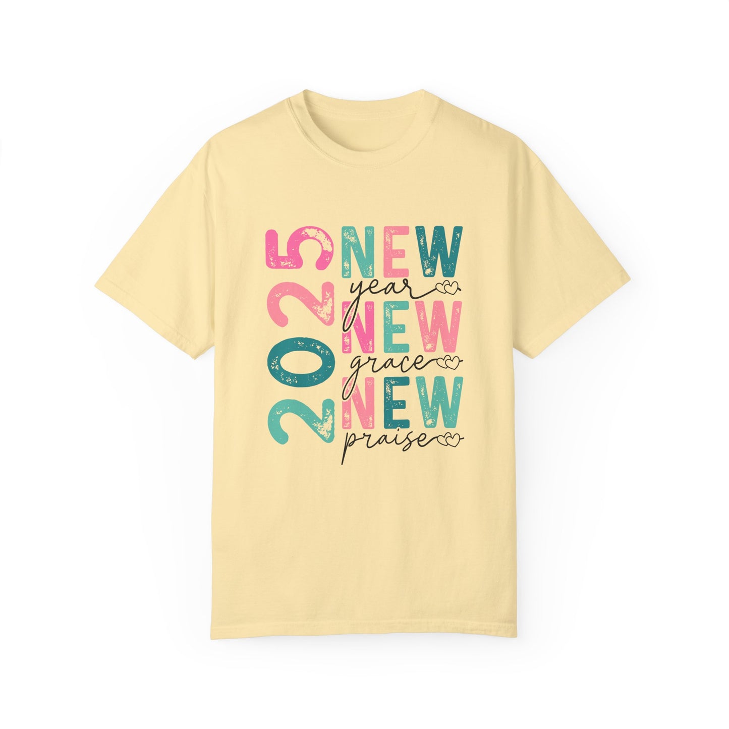 New Year 2025 Unisex Comfort Color T-shirt/2025 Comfort Color Tee/New Years 2025