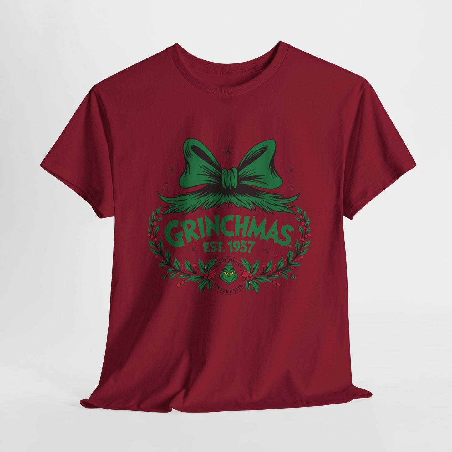 Grinchmas Unisex Heavy Cotton Tee/ Christmas T-Shirt