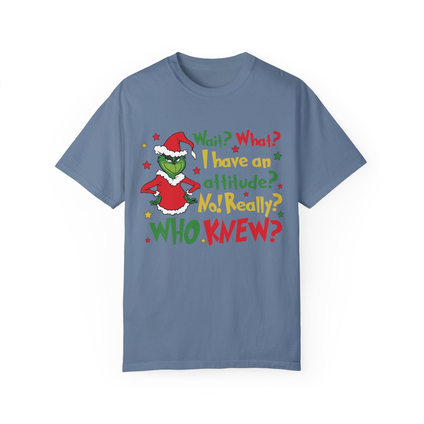 Funny Holiday Unisex Comfort Color T-shirt/ Grinch T-Shirt