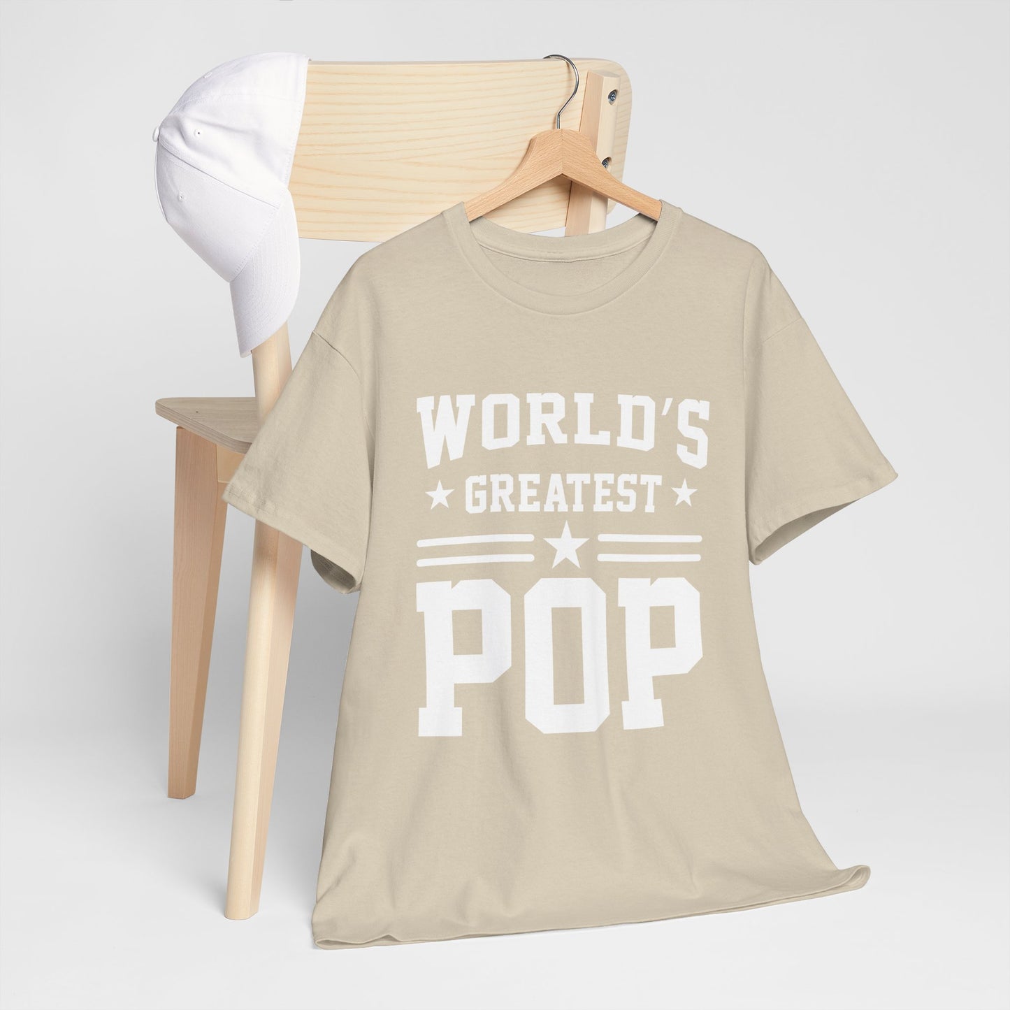 World's Greatest Pop Unisex Heavy Cotton Tee