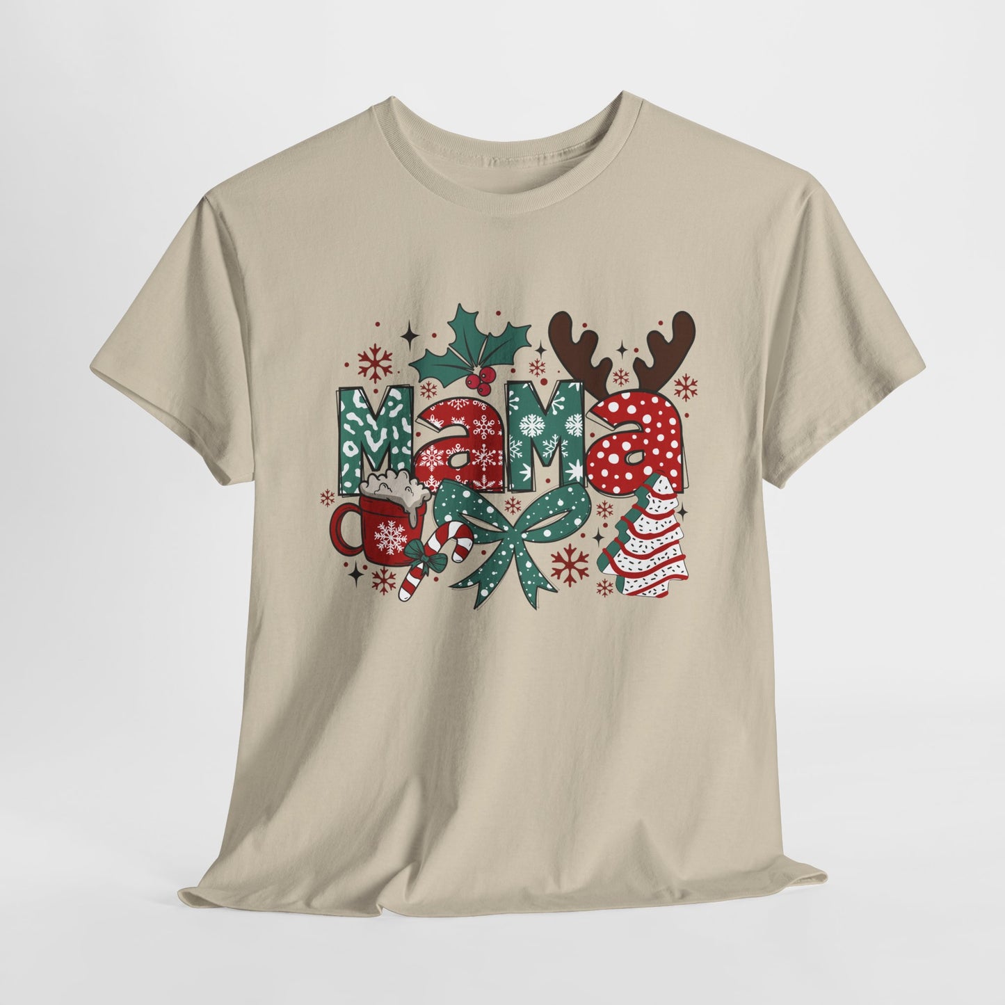 Mama Christmas Unisex Tee/ Mama Holiday Tee