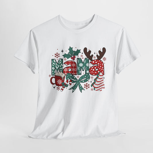 Mama Christmas Unisex Tee/ Mama Holiday Tee