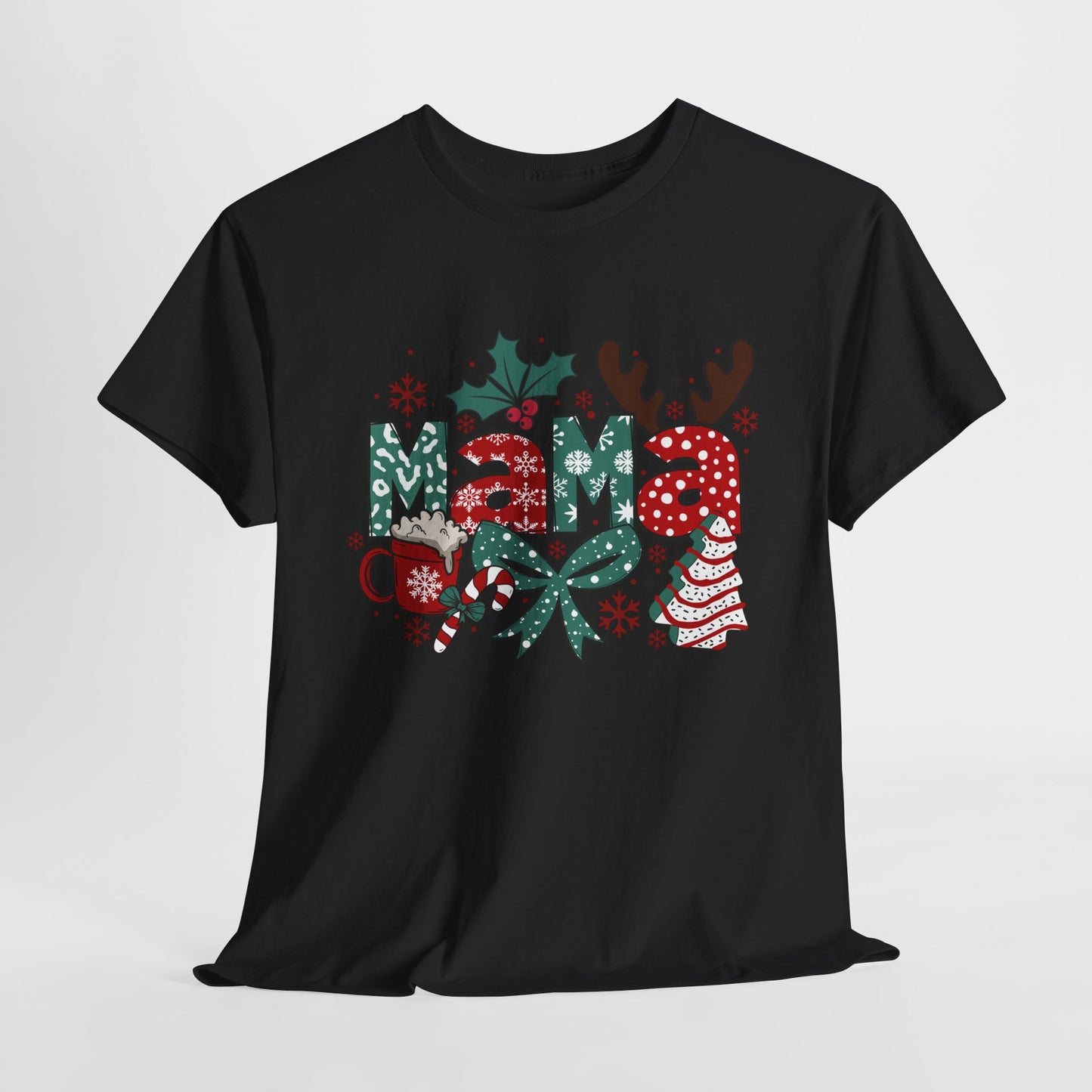 Mama Christmas Unisex Tee/ Mama Holiday Tee