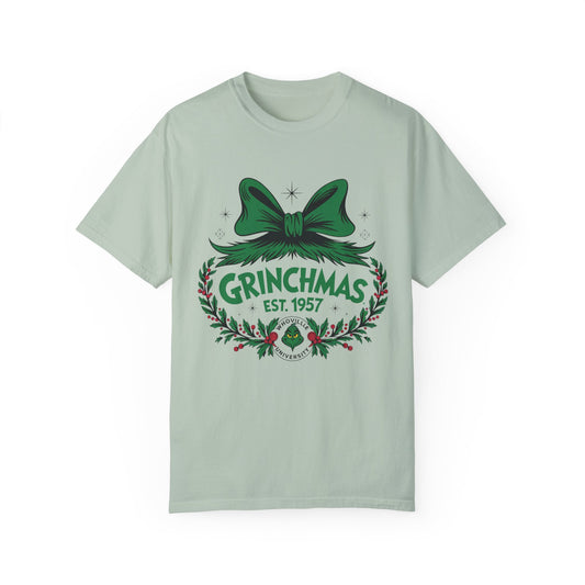 Grinchmas Comfort Color Unisex T-shirt/Christmas Holiday Tee