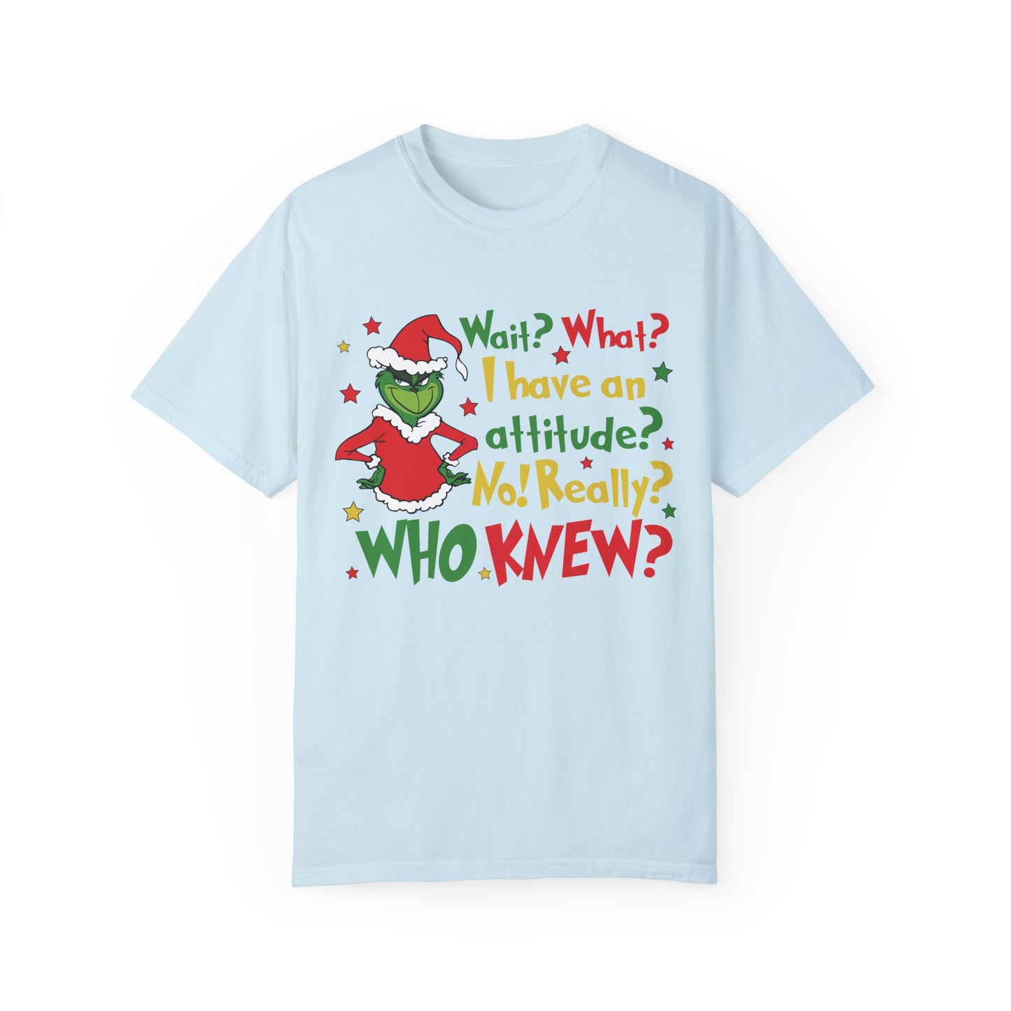 Funny Holiday Unisex Comfort Color T-shirt/ Grinch T-Shirt