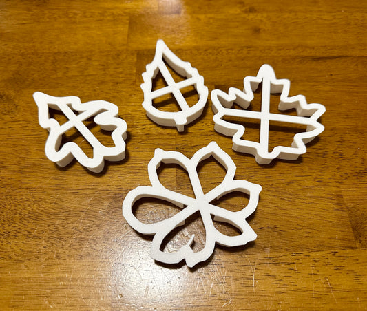 Fall leaves bundle cookie cutter/stamps