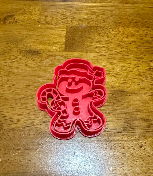 Gingerbread Boy cookie cutter / stamp