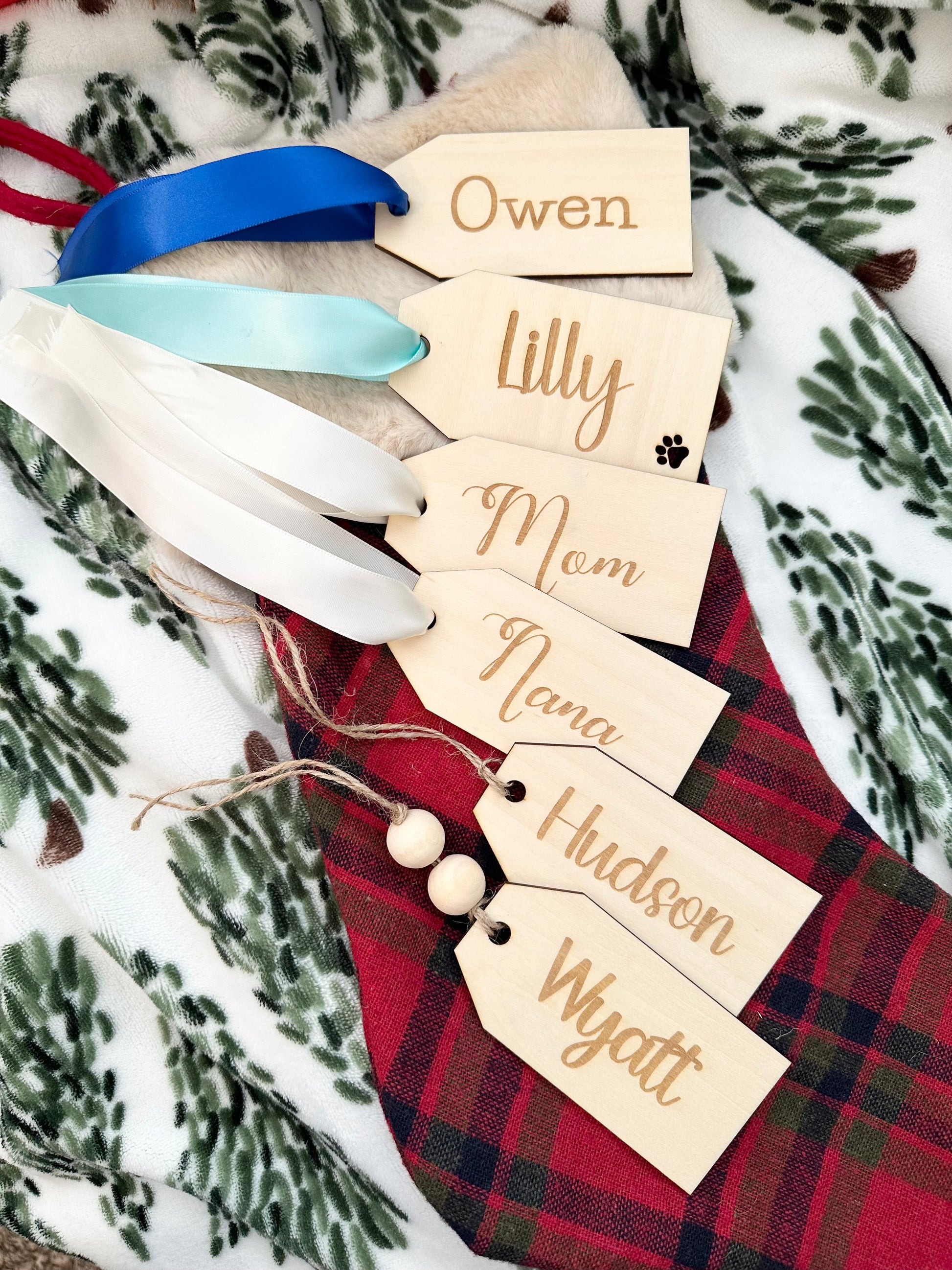 Stocking Tag/ Personalized Stocking Tag