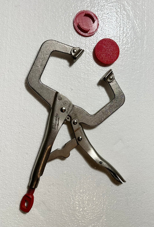 Vise Grip 11 In Clamp Pads 3D Printed