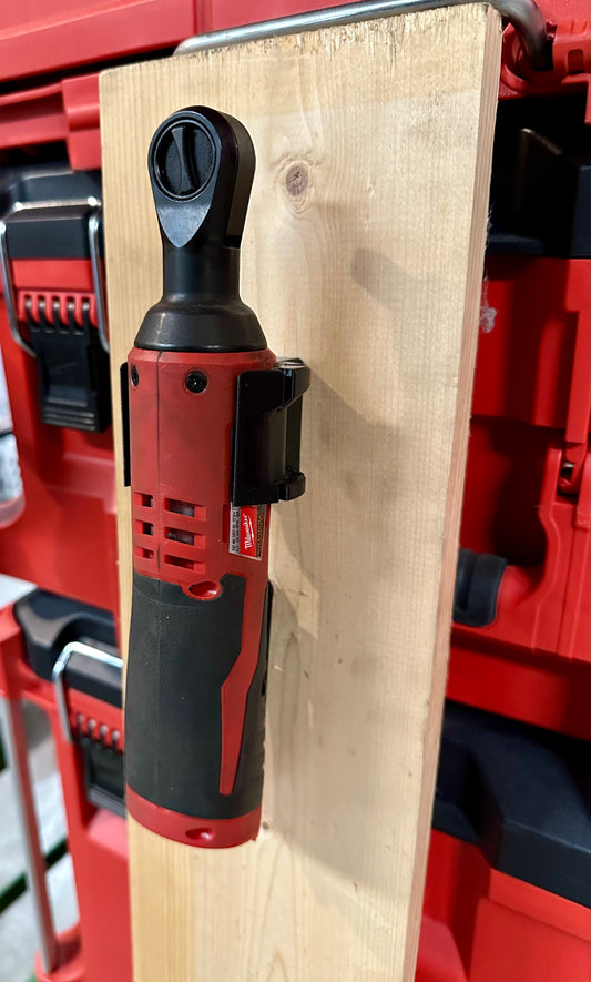 Milwaukee M12 Ratchet Wall Mount 3D Printed